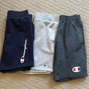 3 Champion Cotton shorts